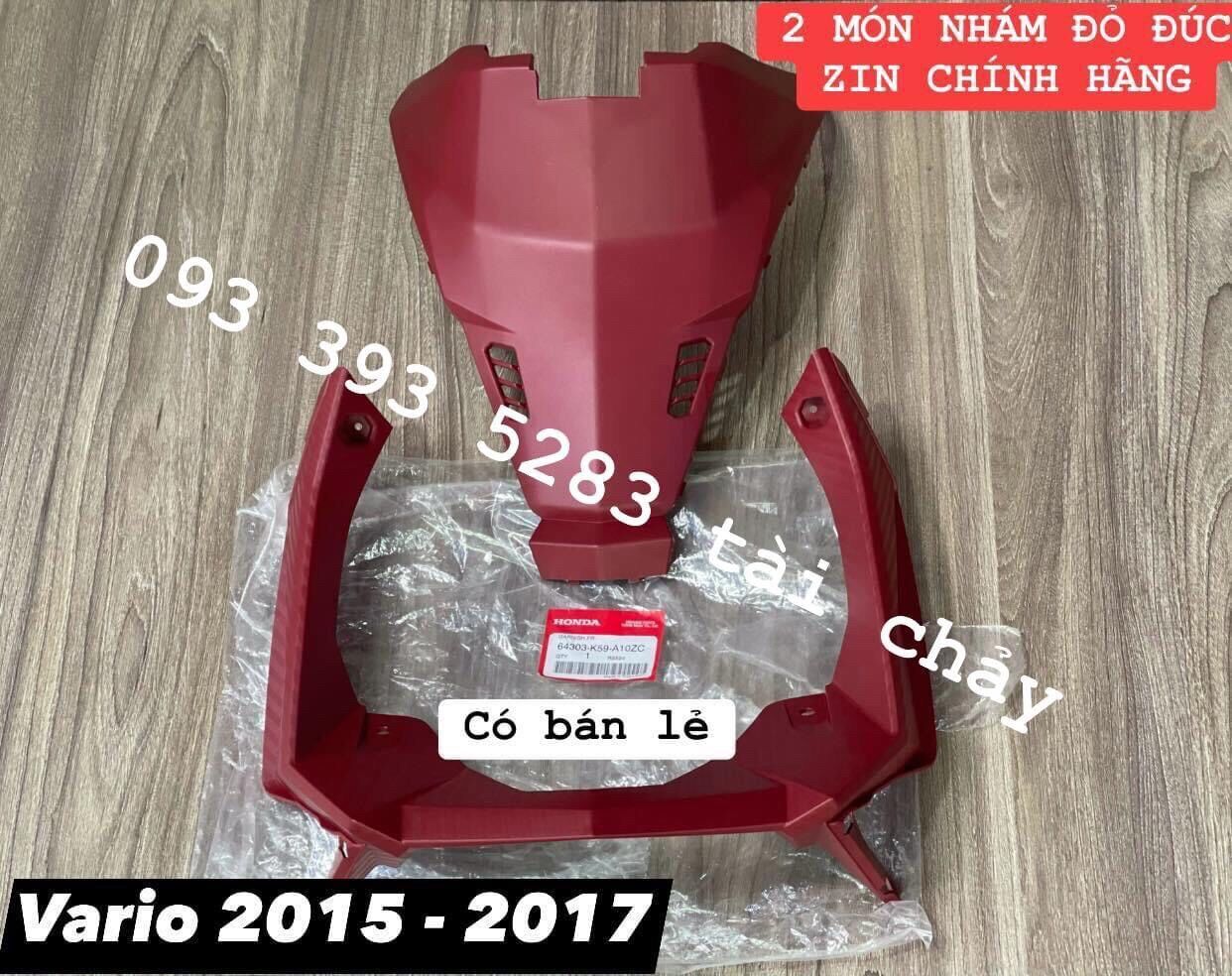 2 món nhám đỏ zin chính hảng vario / click 2015 - 2017