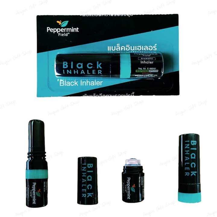 Ống Hít Thông Mũi Bạc Hà 2 Đầu BLACK PEPPERMINT FIELD Thái Lan