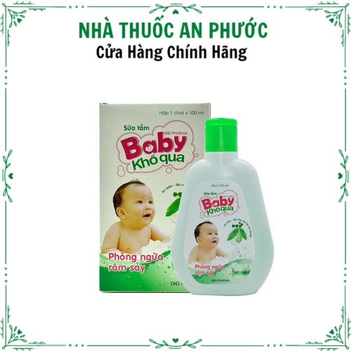 HCMSữa tắm Baby Khổ Qua Ngừa rôm sẫy mẫn ngứa 100ml