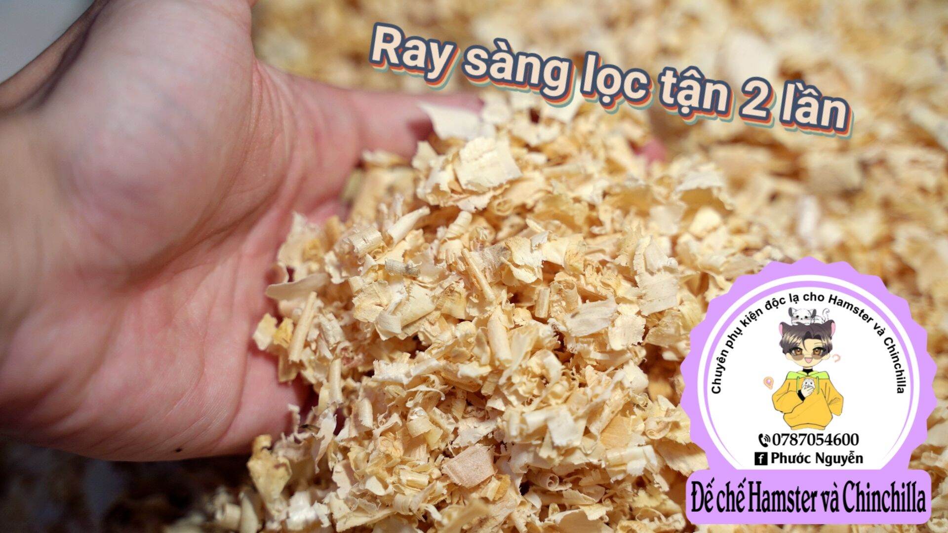 Mùn cưa lót chuồng siêu sạch bụi cho hamster