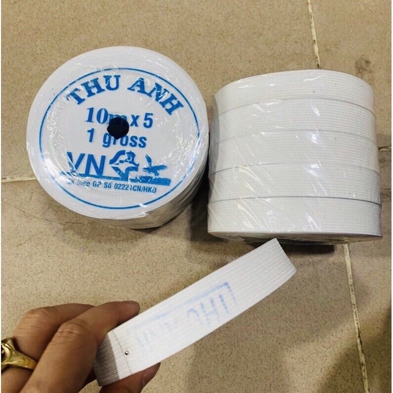 Dây chun quần bản 2cm và 2,5cm( cuộn 10met)