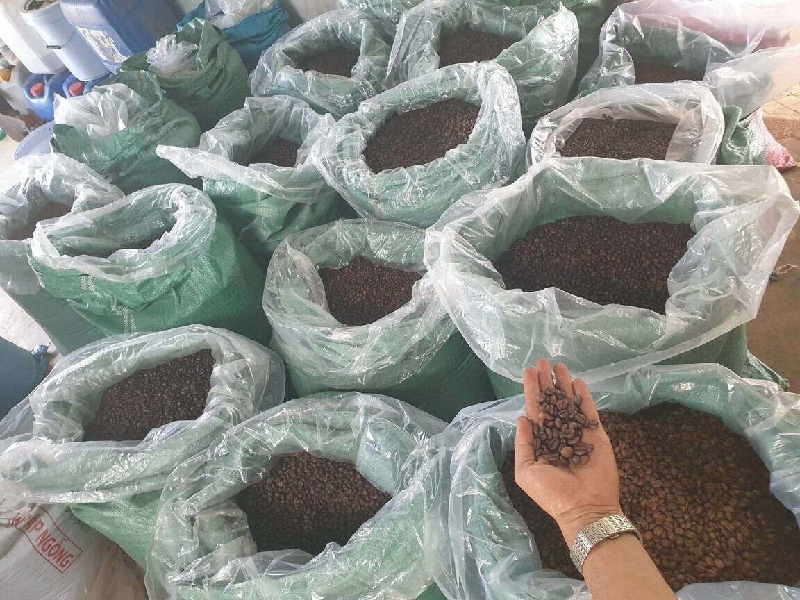 Cà phê mộc Robustar (500g)