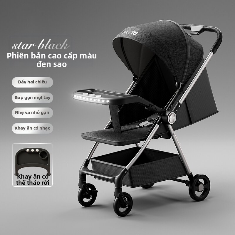 Landscape Reversible Portable Folding Baby Stroller - 6