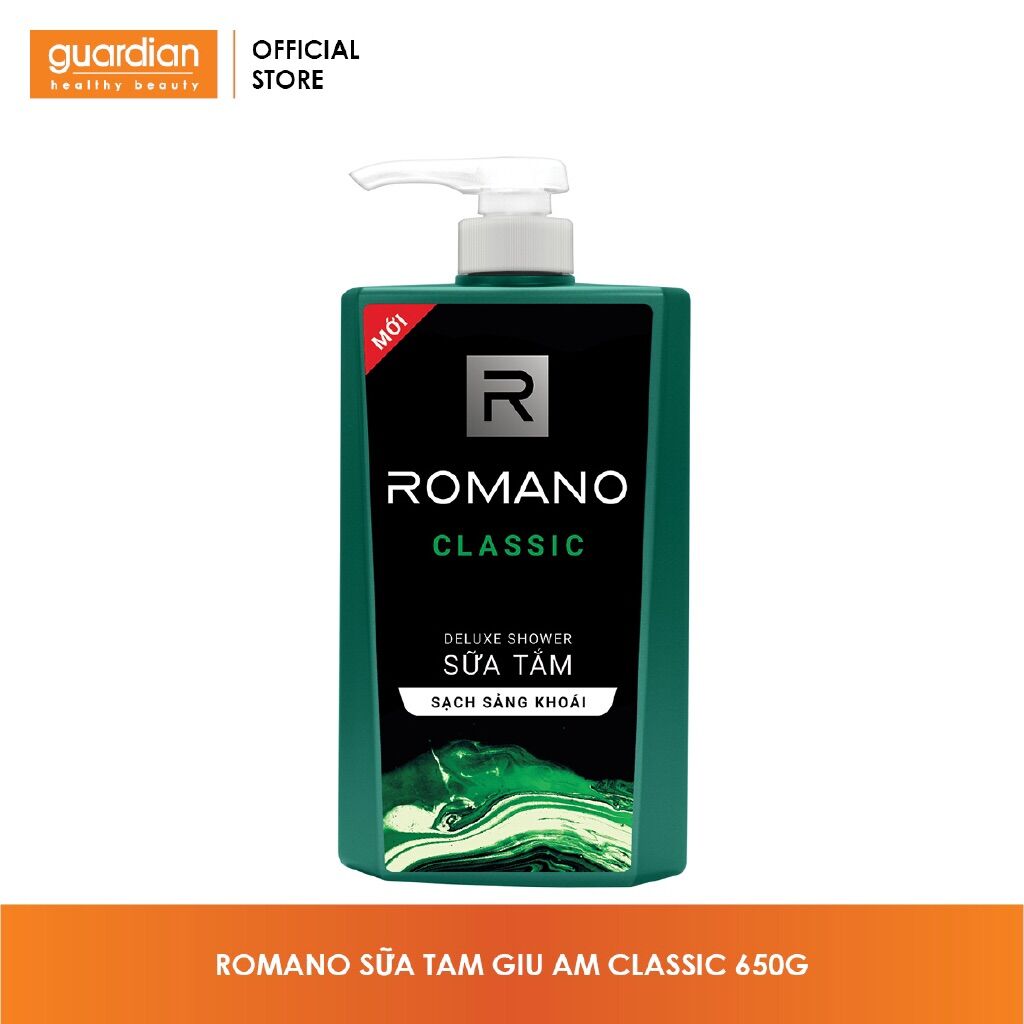 Sữa sữa tắm hương nước hoa romano classic 650g