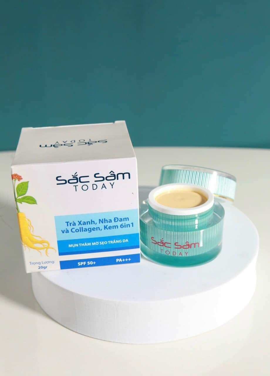 kem sắc sâm today mụn thâm mờ sẹo trắng da  20g
