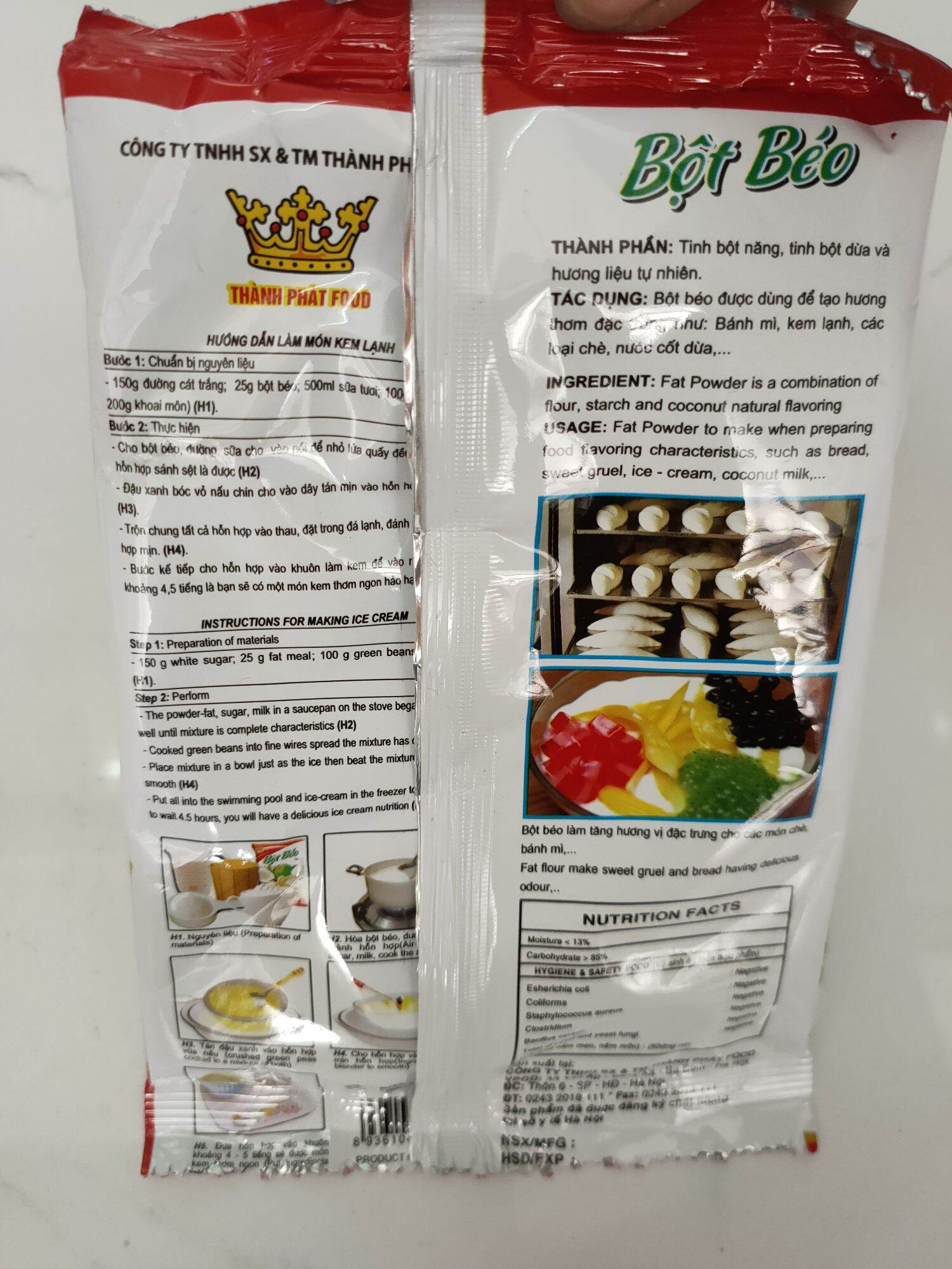 Bột béo làm bánh nầu chè...Thành Phát