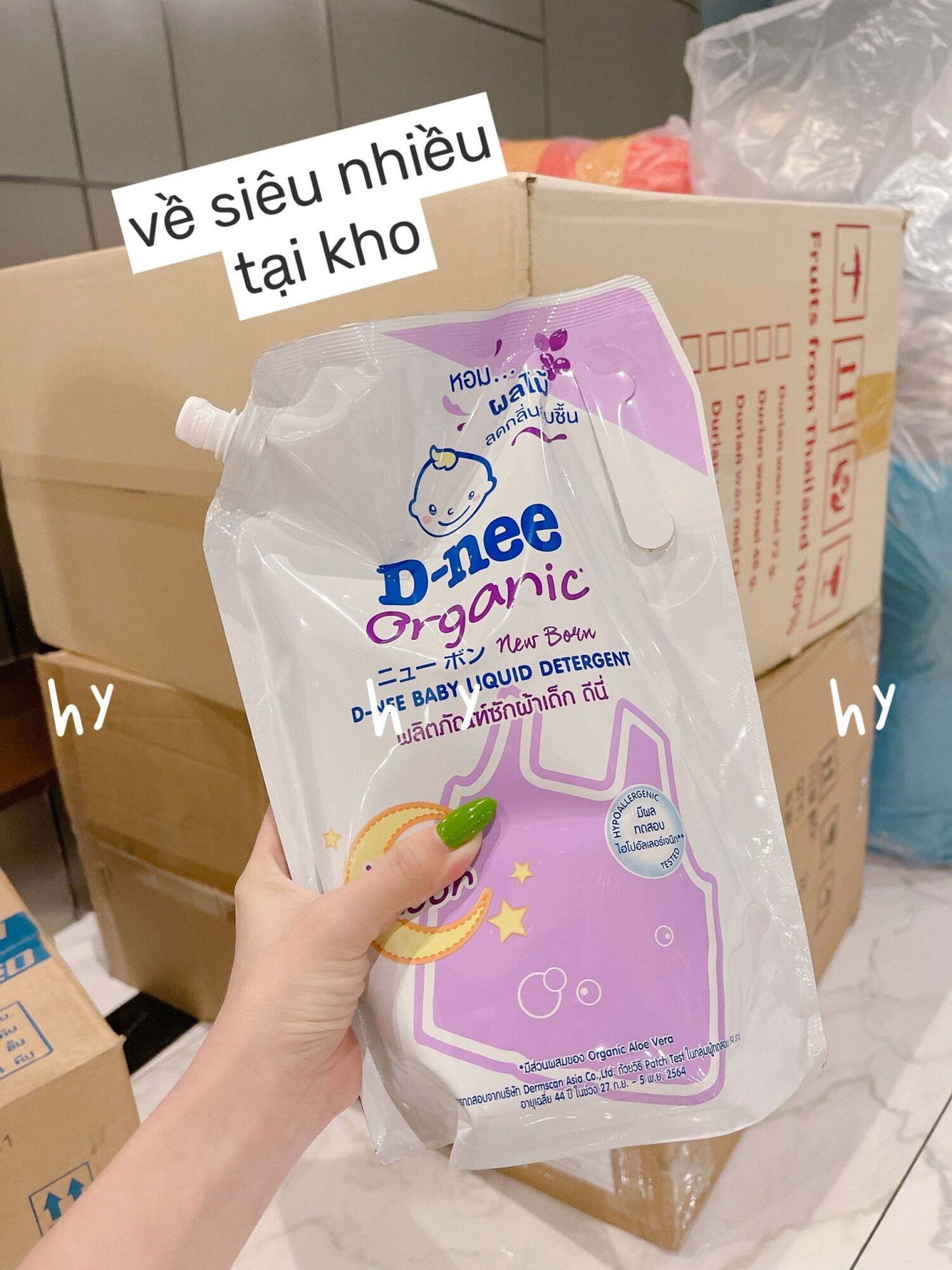 Túi nước giặt dnee 1400ml thái lan