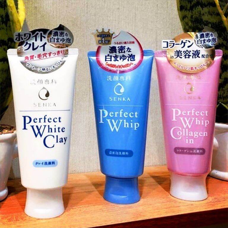 Sữa rửa mặt senka perfect whip 120g - nhật bản