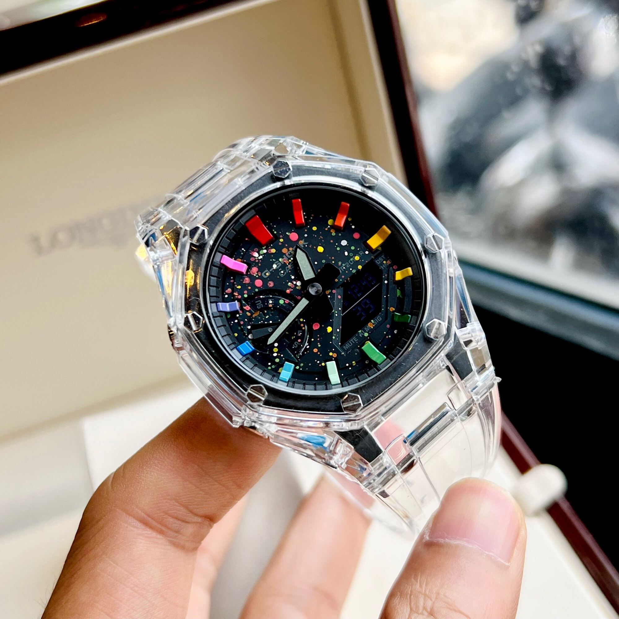 Tặng Gói Bảo Hàng Vàng ĐỒNG HỒ NAM CHÍNH HÃNG G-SHOCK GA2100 CUSTOM QUARTZ
