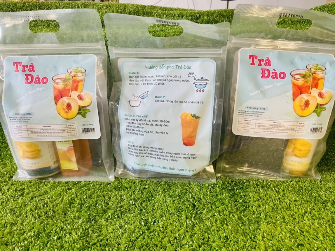 SET NẤU TRÀ ĐÀO , TRÀ VẢI