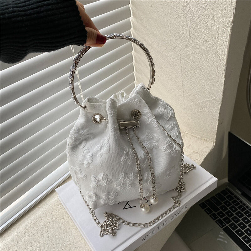 Thời Trang Chain Dây Đeo Vai Túi Xô Nữ Mùa Hè Thời Trang, Sành Điệu Túi Xách Đeo Chéo Phong Cách Hàn Quốc Vải Satchel Thoải Mái Túi Đeo Vai