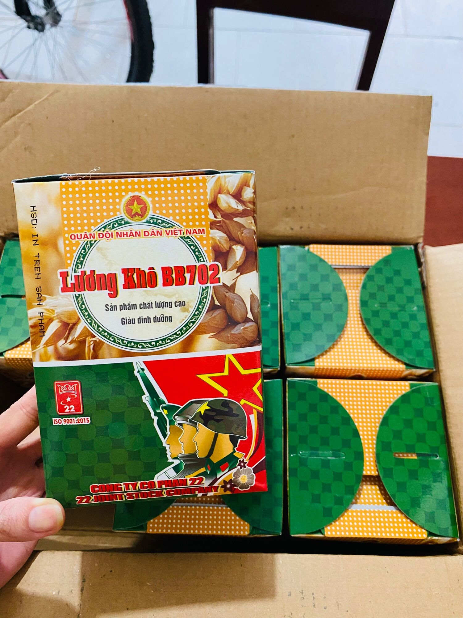 [Hộp 10gói] [Combo 20gói] Lương khô BB702