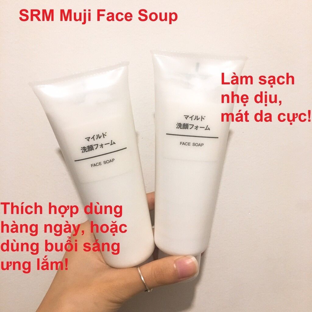 Sữa Rửa Mặt MUJI Face Soap 120g Nhật bản