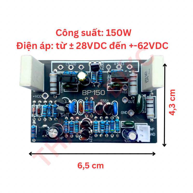 Mạch công suất 2 sò mini