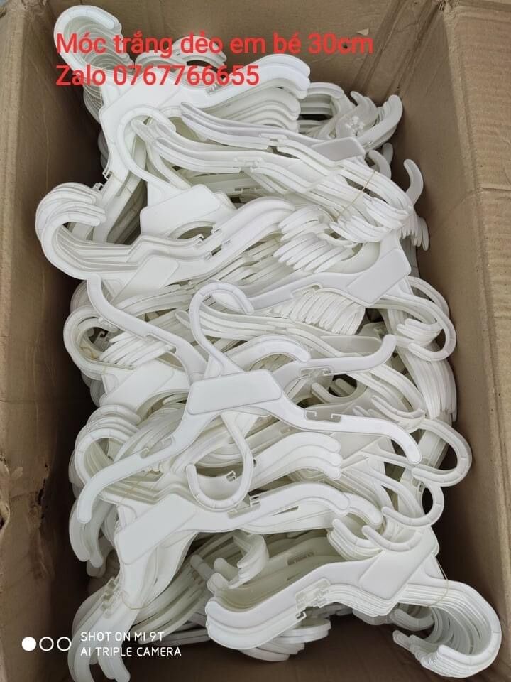50 móc áo trẻ em size 30cm