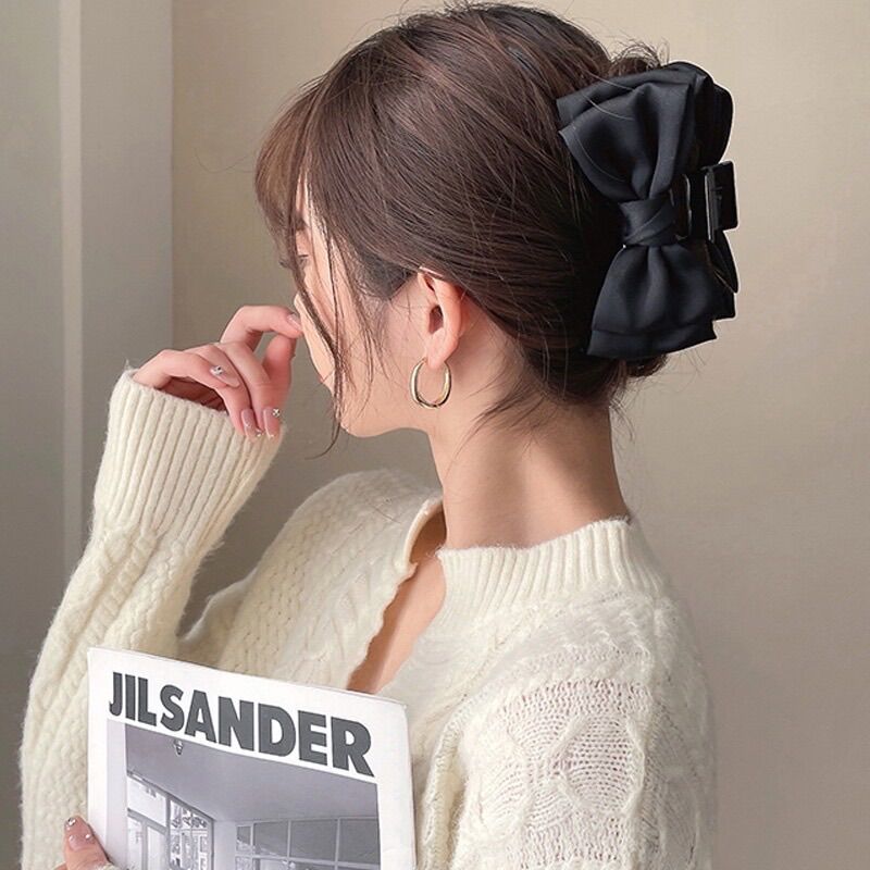 Kẹp Tóc Nơ Lớn Thời Trang Hàn Quốc