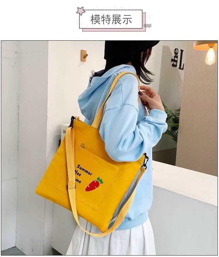 Túi Tote Thời Trang Đeo Vai và Đeo Chéo - Cà Rốt