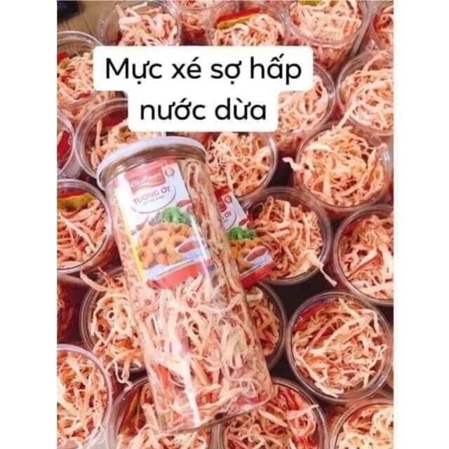 Mực xé sợi hấp cốt dừa (hộp 250gr)