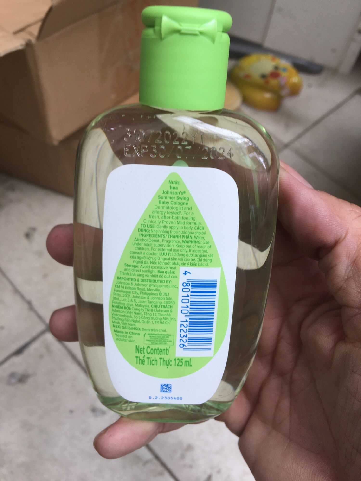 Nước hoa Johnson’s Summer Sưing 125ml