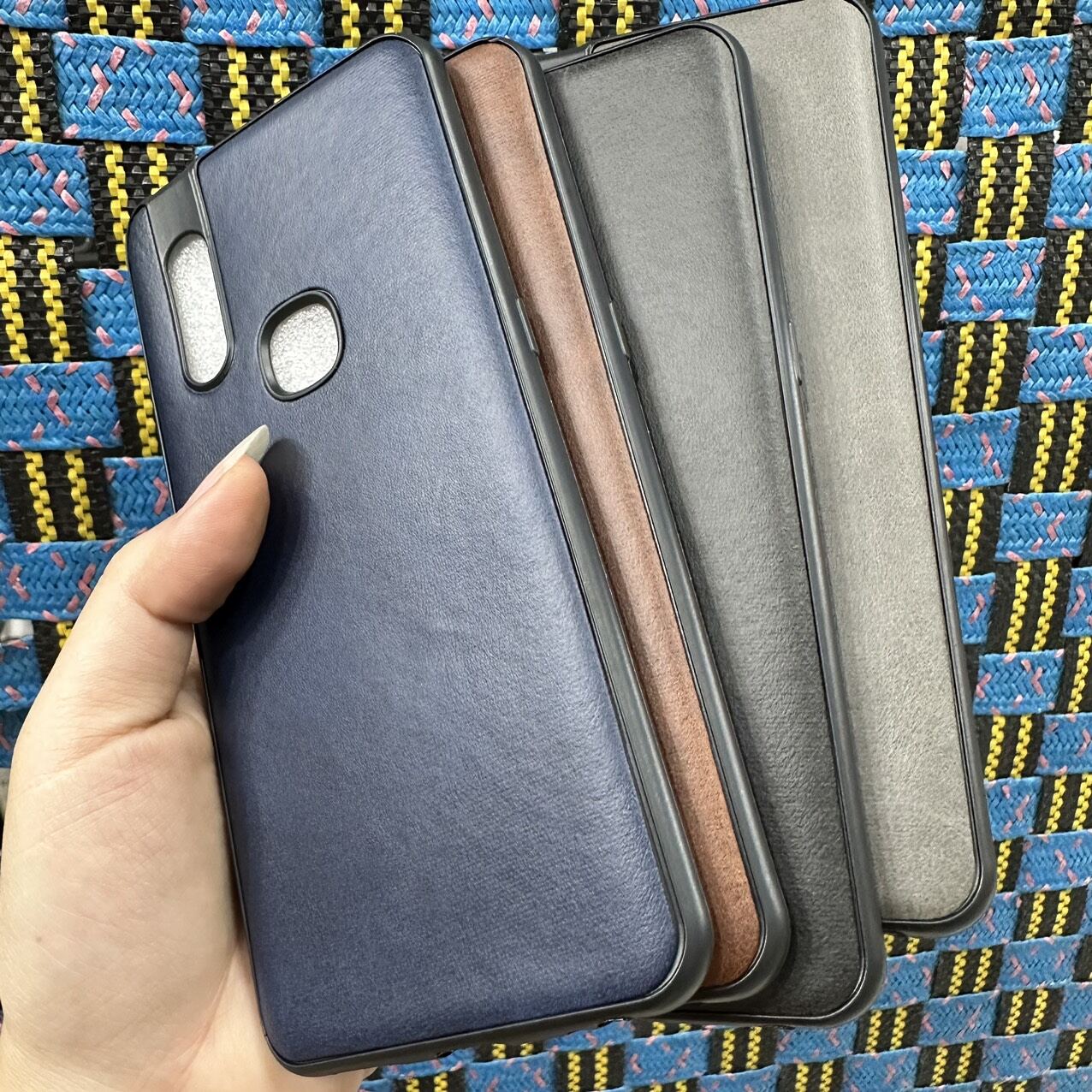 Case Ốp lưng Vivo V15 dẻo kiểu da mềm mịn siêu bền ôm máy