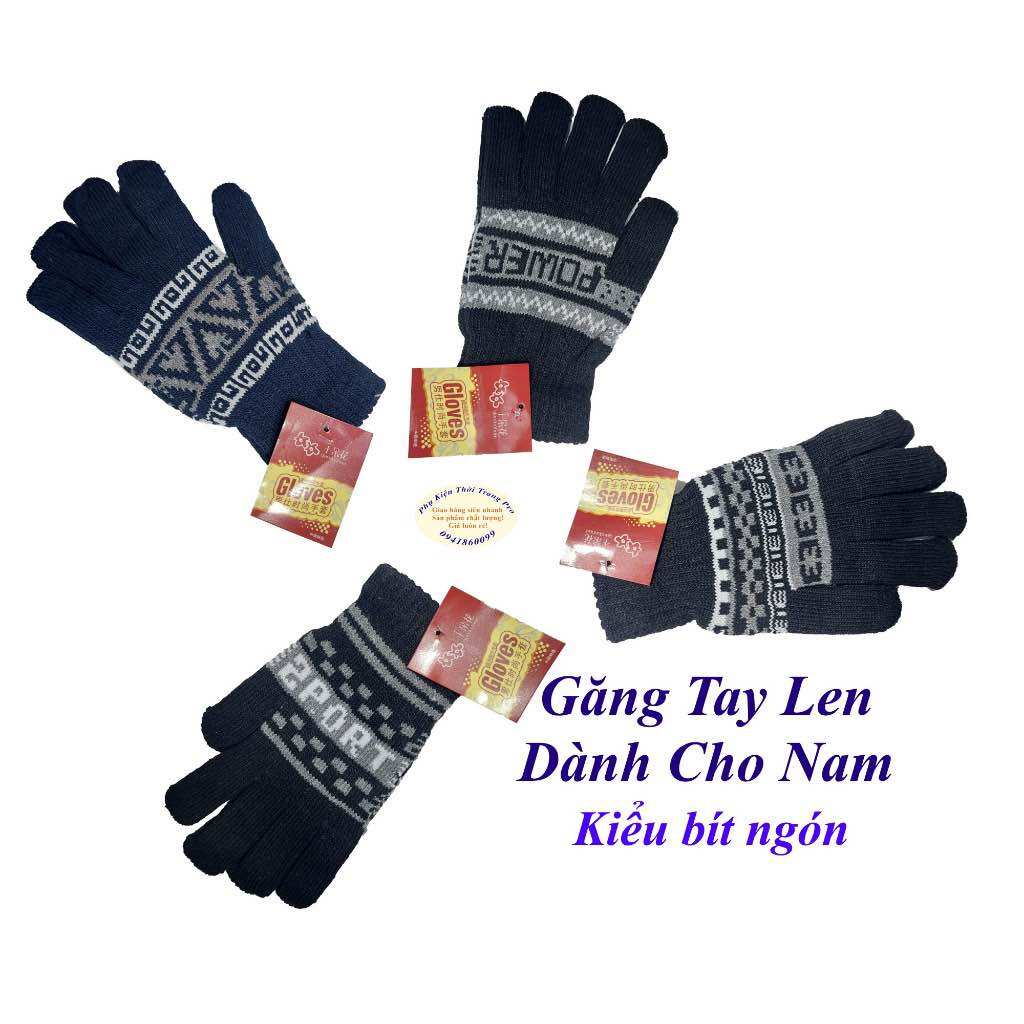 Găng tay len nam mùa đông