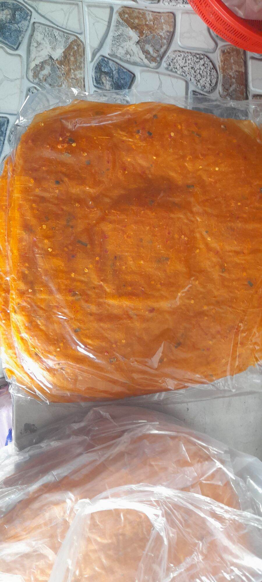 Bánh tráng dẻo  tôm  tráng  tay phơi  sương