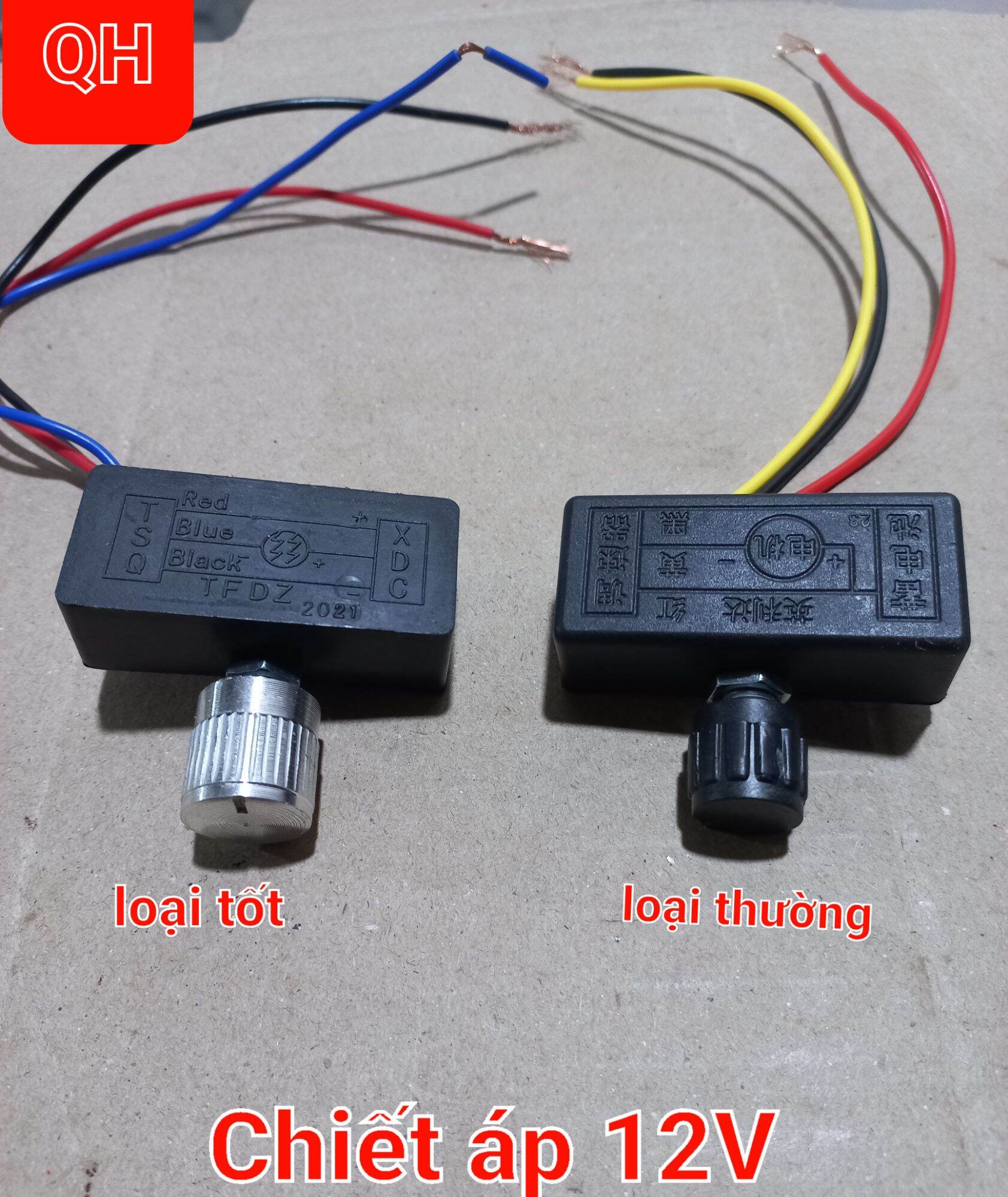 Điều tốc 12v - 10a - chiết áp 12V