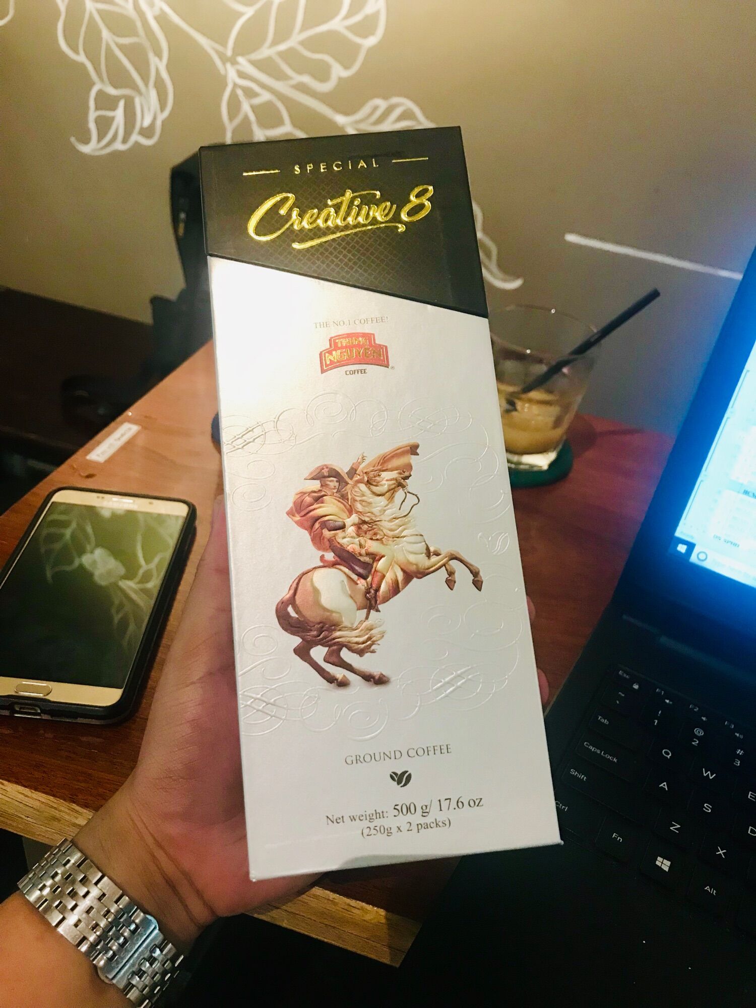 Cà phê SÁNG TẠO 8 Trung Nguyên Legend(Hộp 500gram)