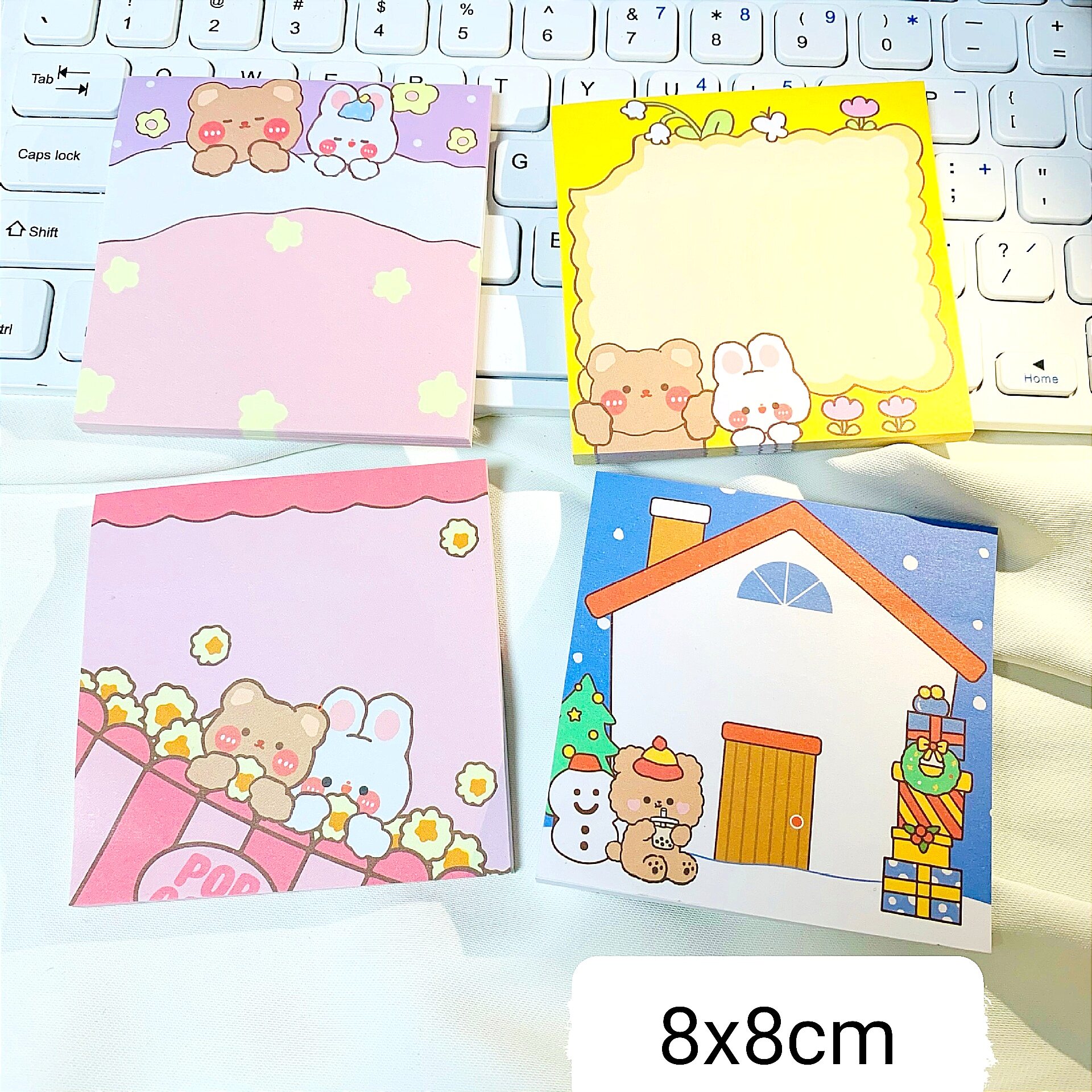 50 tờ giấy note , giấy ghi chú 8x8cm