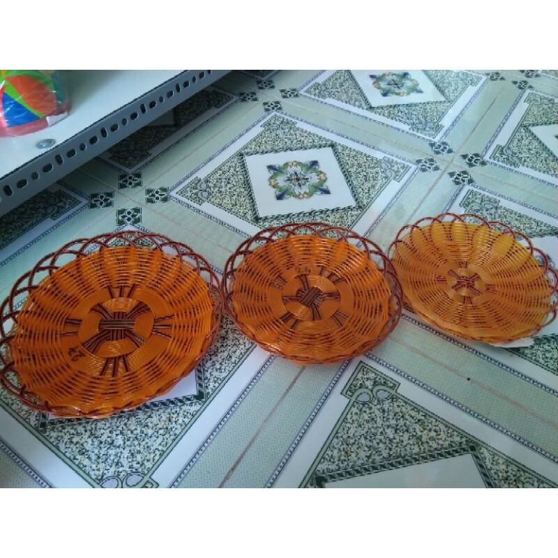 rổ đan giả mây để nồi cơm, nồi nhôm
