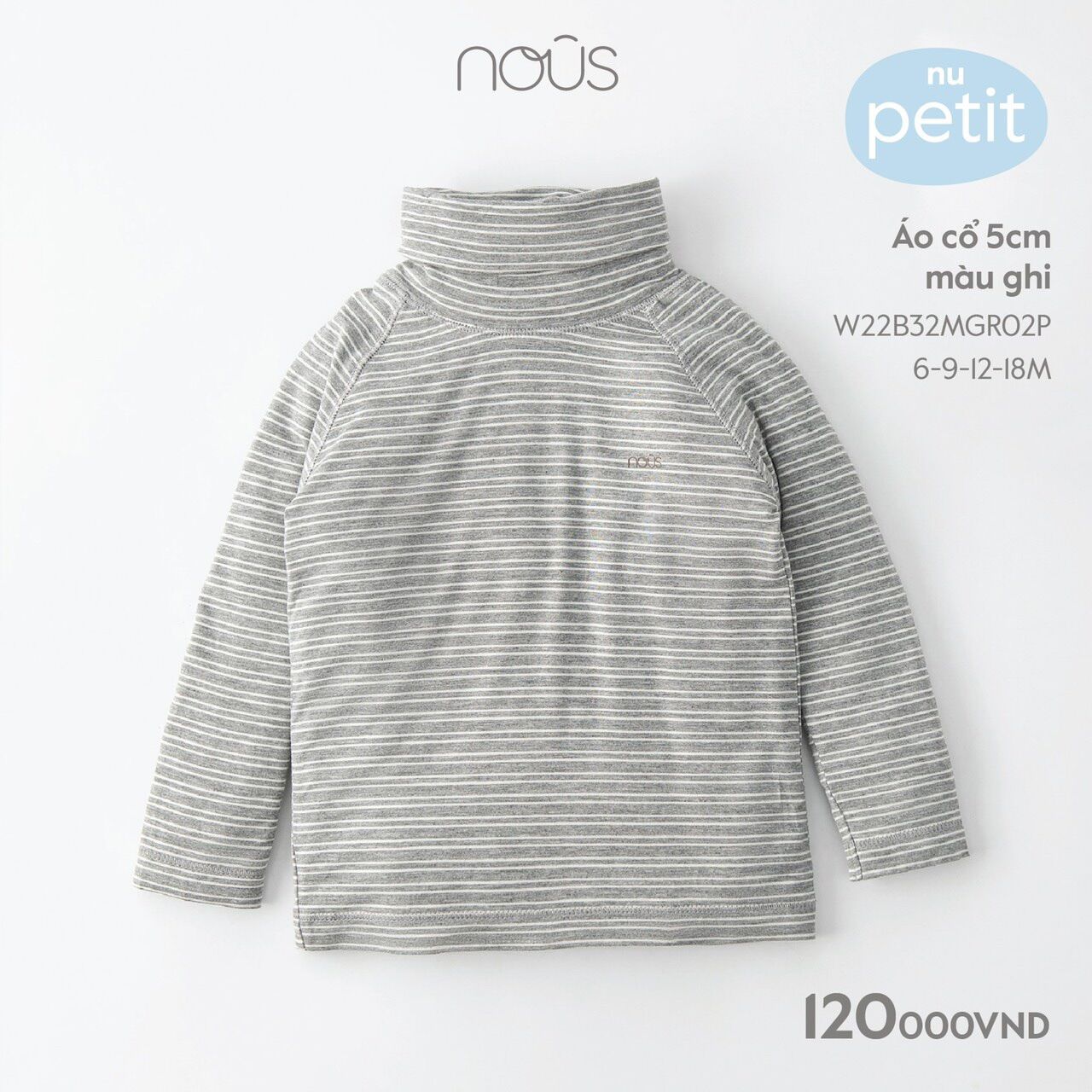 Áo cổ lọ giữ nhiệt nous