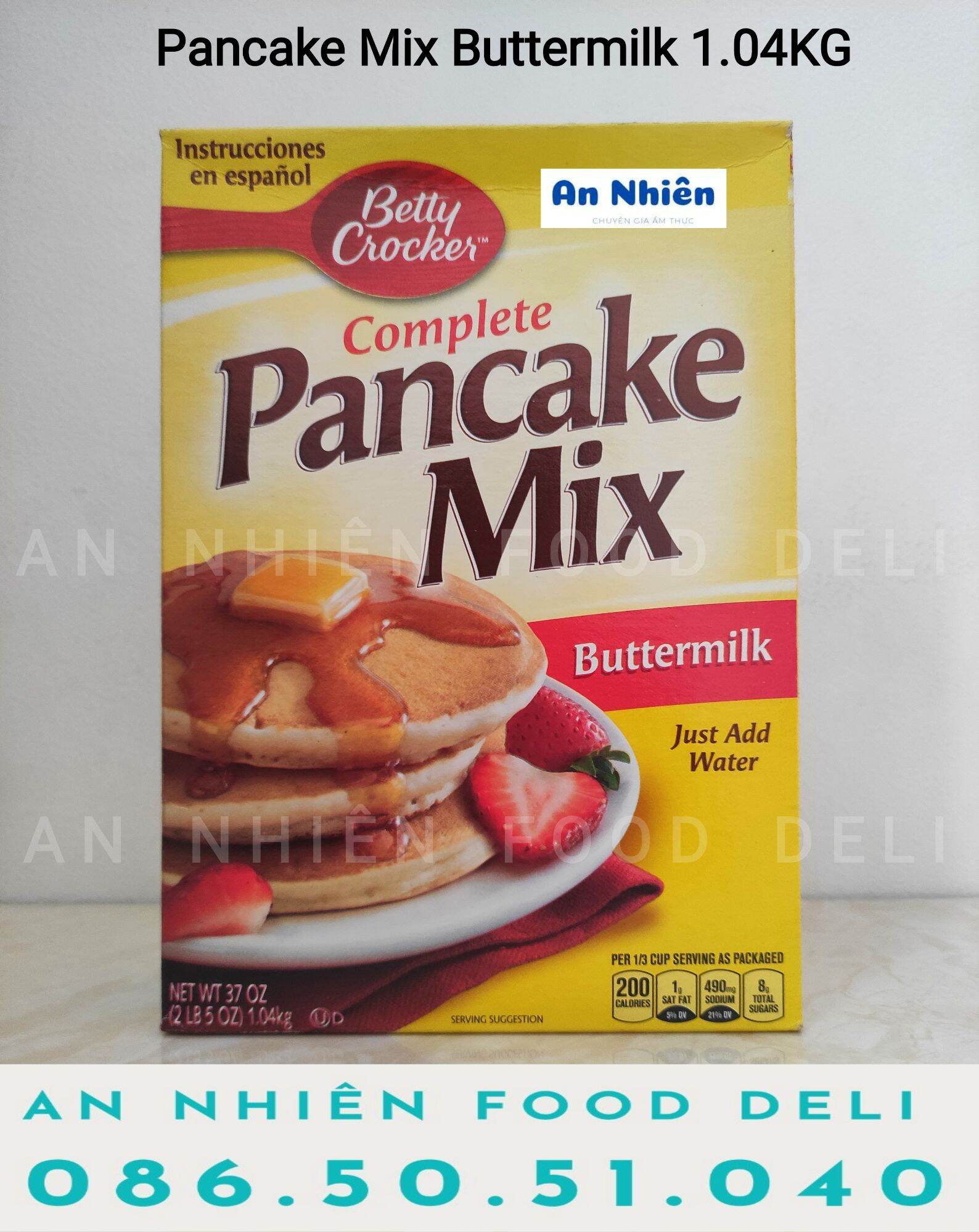Bột Làm Bánh Pancake Mix Buttermilk Betty Crocker Hộp 1.04 kg