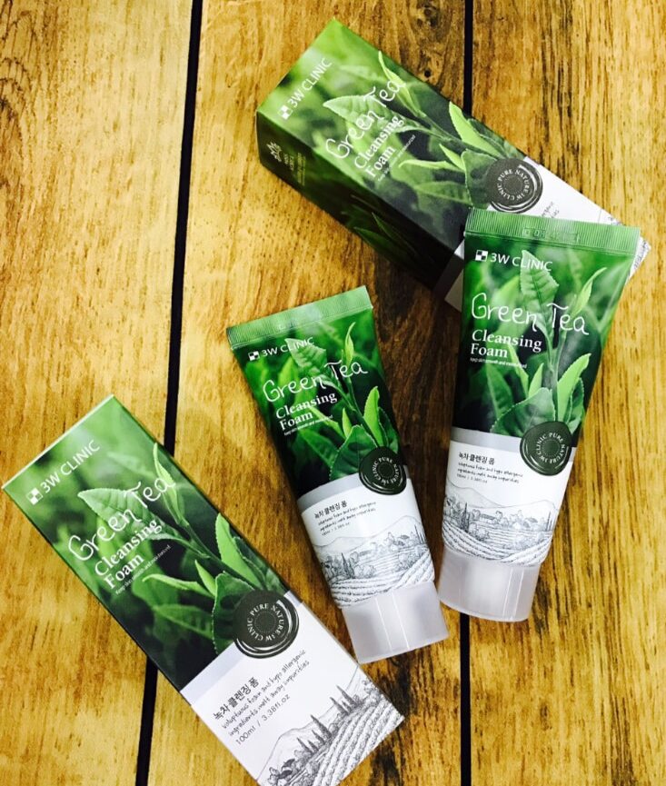 Sửa rửa mặt trà xanh Green tea Hàn Quốc