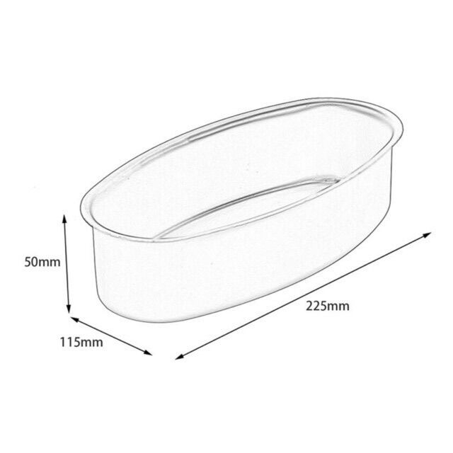 Khuôn oval bầu dục chống dính D08