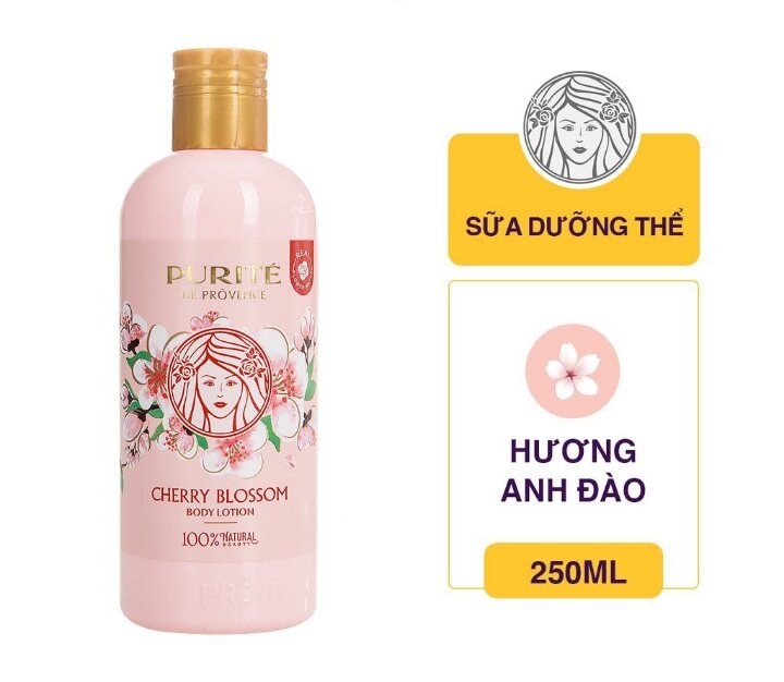 Sữa Dưỡng Thể PURITÉ Sáng Mịn Hương Hoa