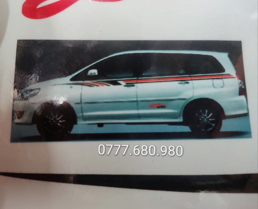 Bộ tem xe toyota innova 2006-2015