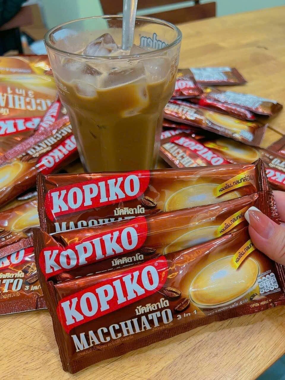 CÀ PHÊ SỮA KOPIKO THÁI LAN TÚI 20 GÓI