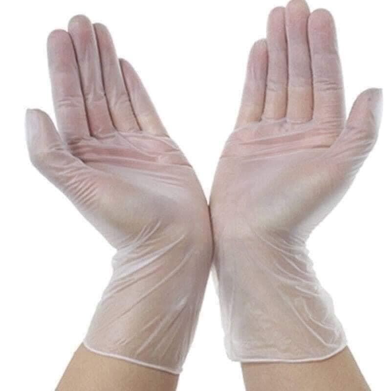 Găng tay túi bóng nilong dùng một lần hộp 100c