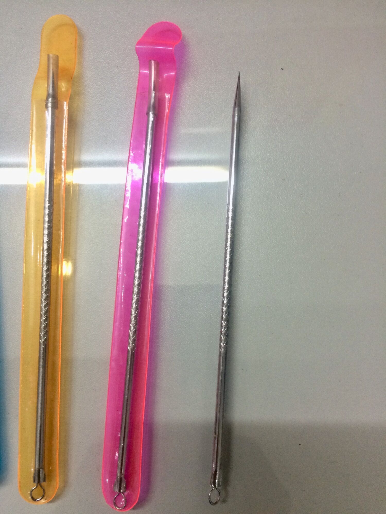 Combo 3 cây nặn mụn inox