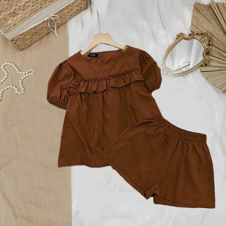 (SHOP BIGSIZE nữ 50kg đến 90kg) SET PEPLUM VIỀN BÈO