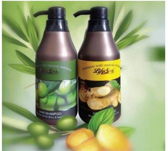 Dầu gội đầu lifespa 4in1 gừng , olive ngăn rụng tóc mọc tóc 500ml