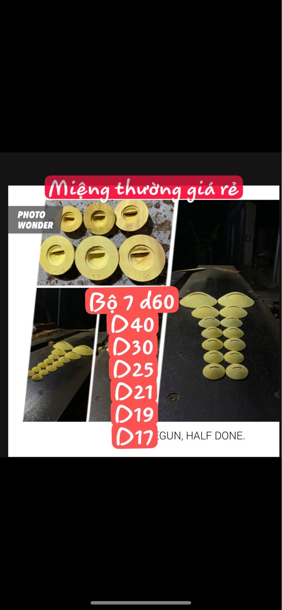 Miệng sáo dàn 7 d60