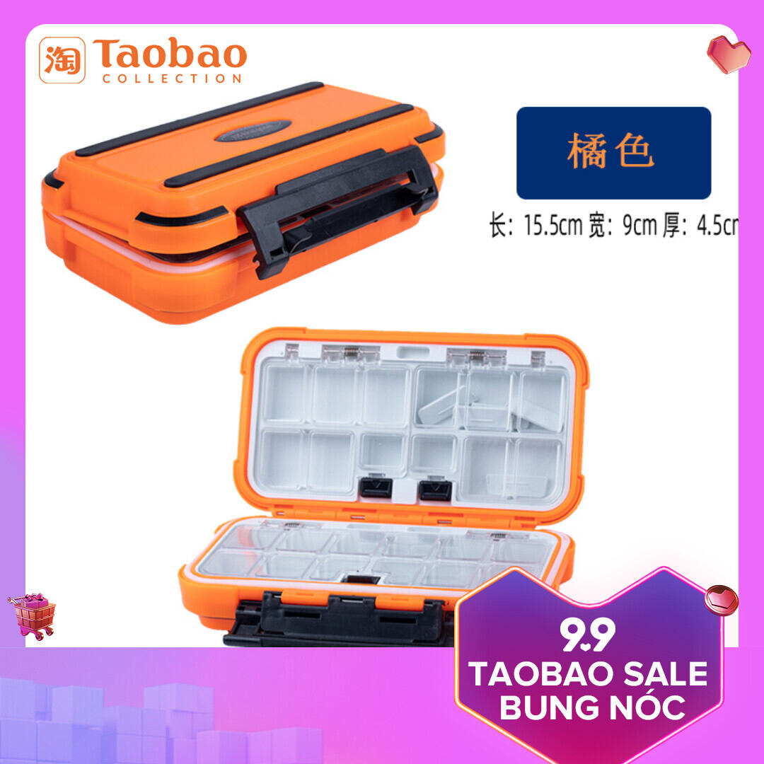 Hộp phụ kiện chống nước câu cá hộp mồi câu lure hộp đựng đồ lưỡi câu cá hộp công cụ phụ kiện câu cá bộ hộp đựng đồ câu cá