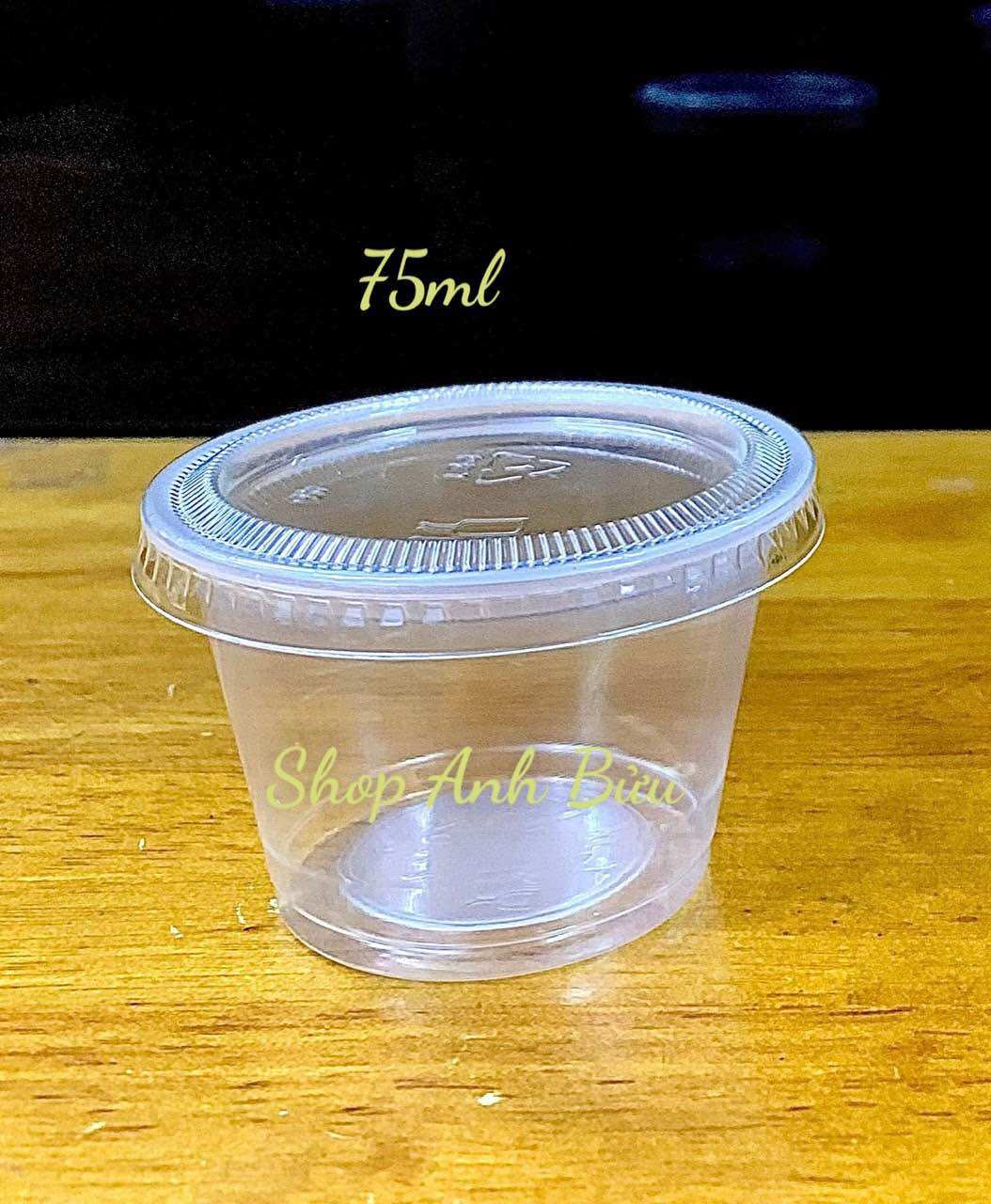 [Q11]100 HỦ DÀY ĐỰNG SỐT, NƯỚC CHẤM (75ml-150ml)