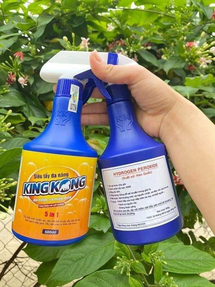 Siêu tẩy đa năng kingkong tẩy mốc, tẩy xoong nồi, tẩy các vết bẩn cứng đầu