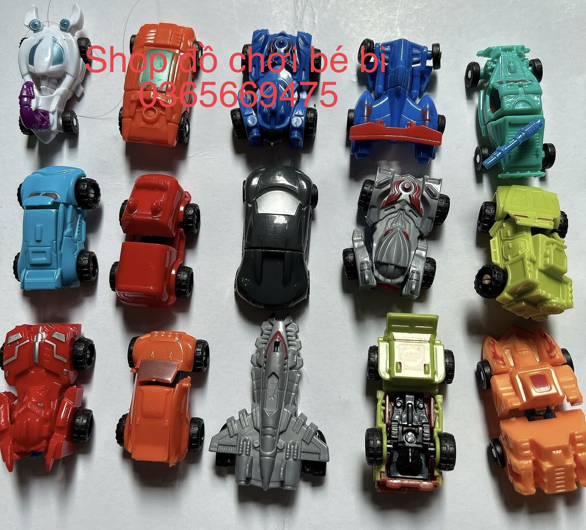 [HCM]Combo 10 xe lắp ráp robot