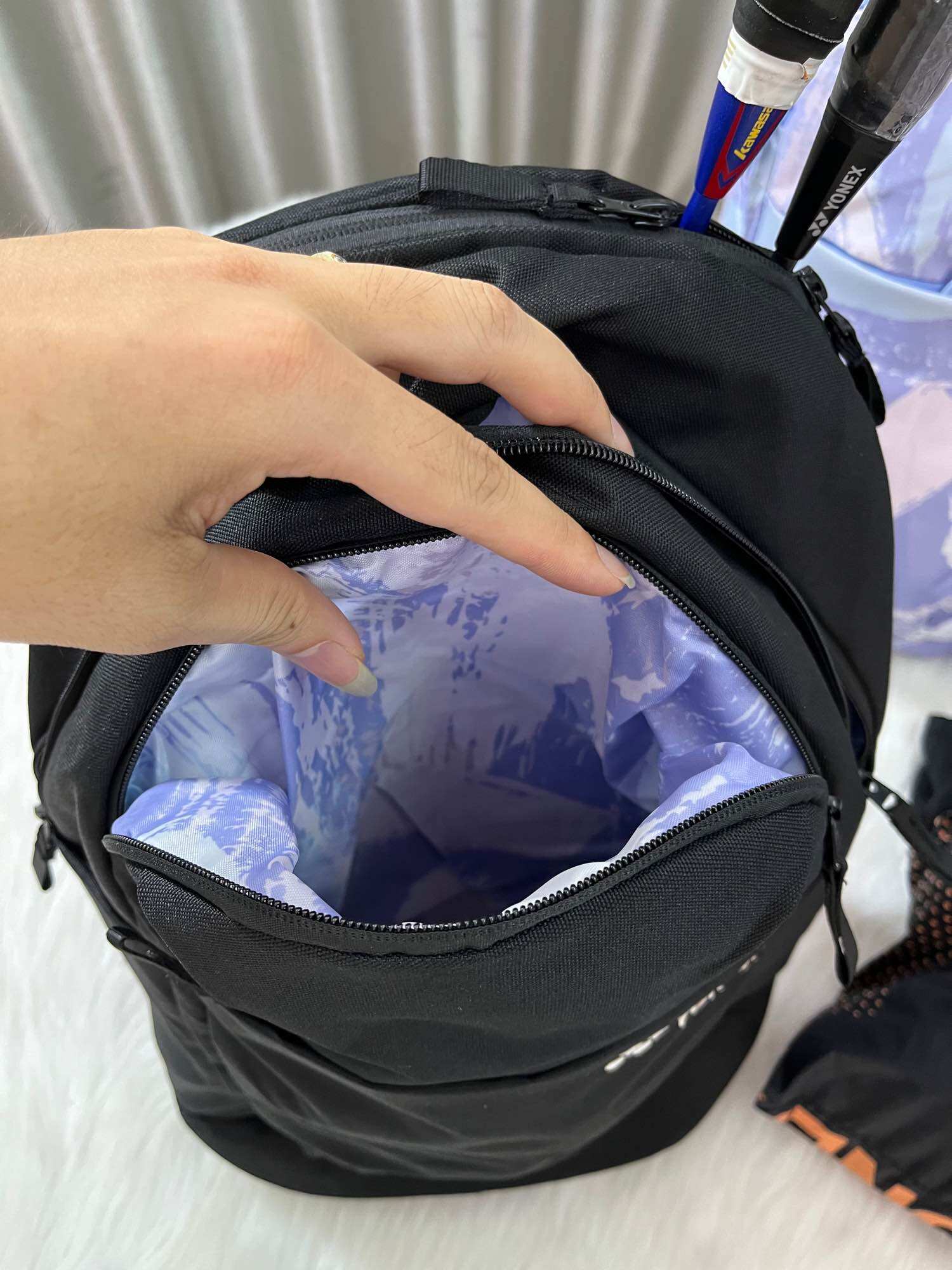 Balo cầu lông yonex nhỏ gọn ( kèm ảnh thật)