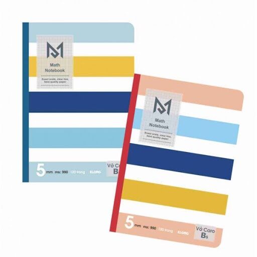 SỔ  may dán gáy Caro B5 - 120 trang MS: 990