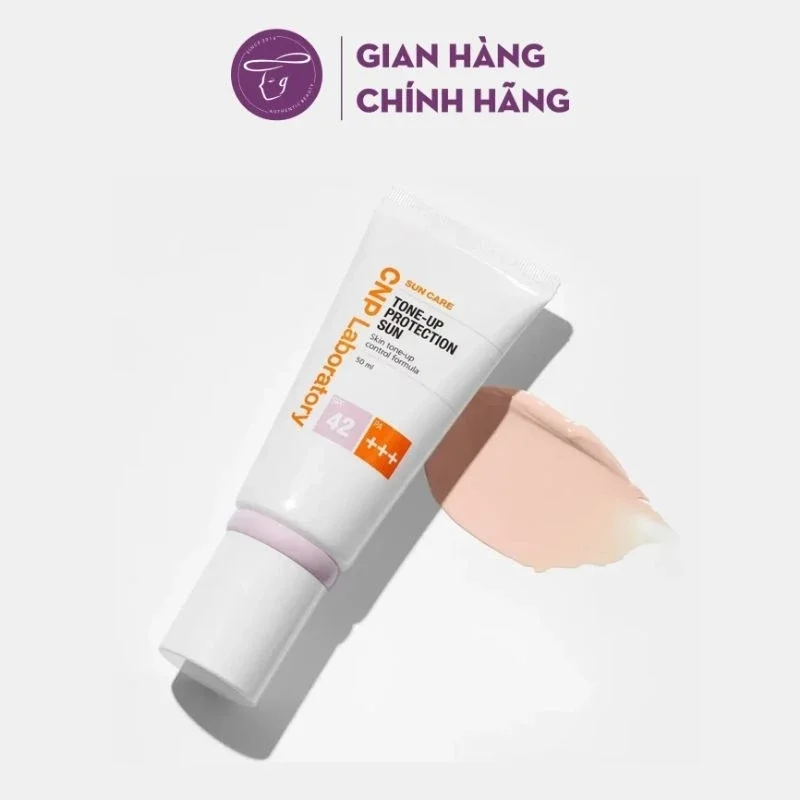 Kem chống nắng cnp laboratory tone up protection sun spf42 pa+++ 50ml nâng tông, kiềm dầu