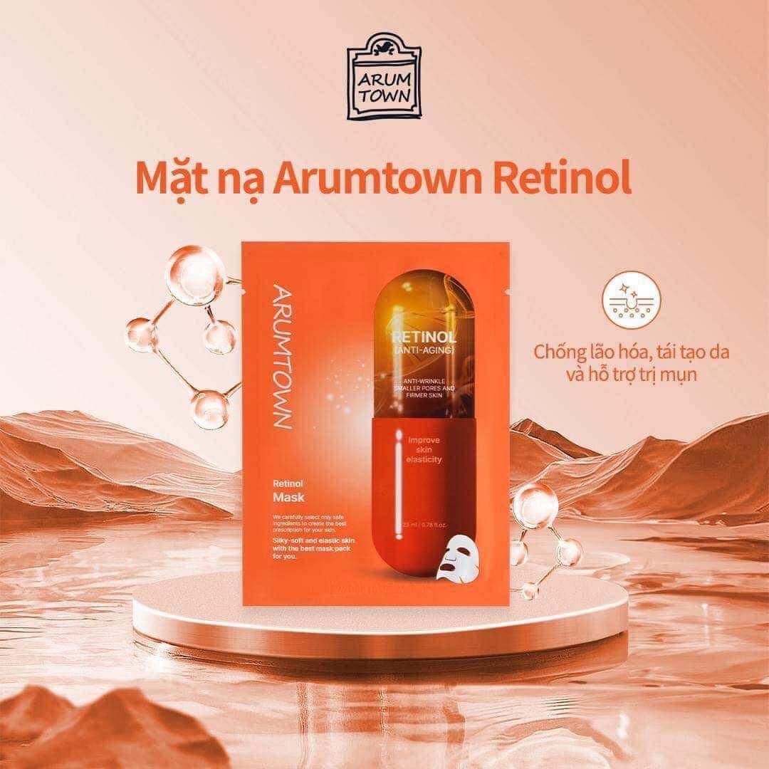 Mặt Nạ Cấp Ẩm Dưỡng Sáng Da Arumtown Hàn Quốc